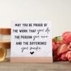Niyewsor Employee Appreciation Gifts, Coworker Gifts for Women Men, Inspirational Desk Decor Plaque for Son Daughter, Office Gifts for Coworkers, Farewell/Leaving Job/Promotion Gifts for Staff - Image 4