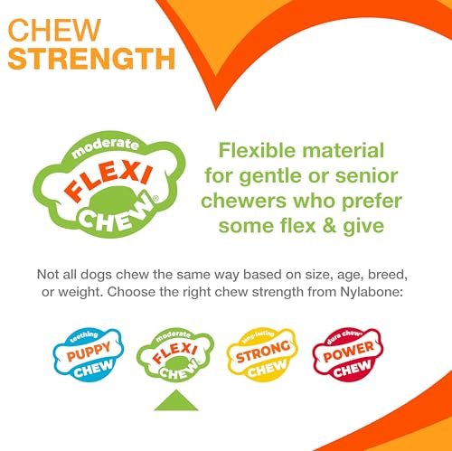 Nylabone Knuckle Bone Flexi Chew Toy for Dogs, Flexible Dog Toys for Moderate & Gentle Chewers, Chicken Flavor, X-Large - 50+ lbs, 1 Count - Image 5