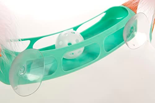 SmartyKat Track Tipper Ball Track Cat Toy w/Suction Cup, Works on Floors & Windows - Blue, One Size - Image 5