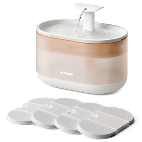 PETLIBRO Cat Water Fountain, 71fl oz/2.1L Ultra Quiet Pet Water Fountain for Cats Inside, BPA-Free, Two Flow Modes,Visible Water Level Dog Water Dispenser, Upgraded Cat Water Bowl with 4 Large Filters - Image 2