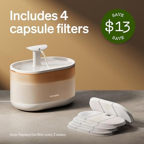 PETLIBRO Cat Water Fountain, 71fl oz/2.1L Ultra Quiet Pet Water Fountain for Cats Inside, BPA-Free, Two Flow Modes,Visible Water Level Dog Water Dispenser, Upgraded Cat Water Bowl with 4 Large Filters - Image 7