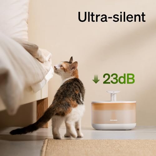 PETLIBRO Cat Water Fountain, 71fl oz/2.1L Ultra Quiet Pet Water Fountain for Cats Inside, BPA-Free, Two Flow Modes,Visible Water Level Dog Water Dispenser, Upgraded Cat Water Bowl with 4 Large Filters - Image 5
