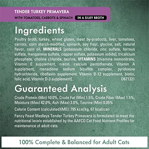 Purina Fancy Feast Medleys Poultry Collection Wet Cat Food Variety Pack - (Pack of 30) 3 oz. Cans - Image 8