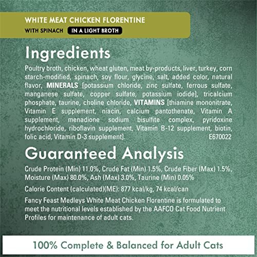 Purina Fancy Feast Medleys Poultry Collection Wet Cat Food Variety Pack - (Pack of 30) 3 oz. Cans - Image 7