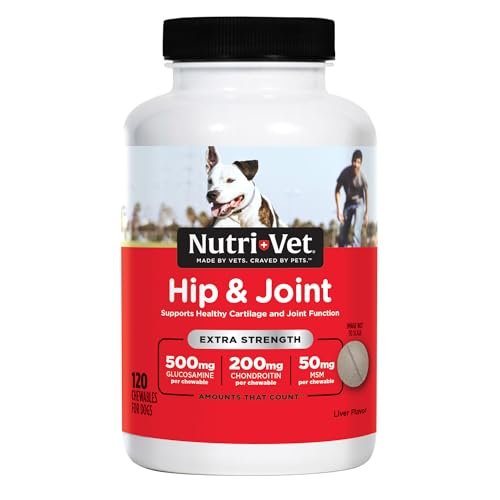 Nutri-Vet Hip & Joint Chewable Dog Supplements - Formulated with Glucosamine & Chondroitin for Dogs - 120 Count - Image 2