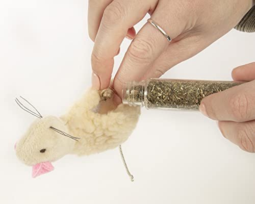 SmartyKat Madcap Mania Refillable Plush Catnip Cat Toy, Includes Catnip Tube - Image 5