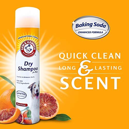 Arm & Hammer for Pets Aerosol Dry Shampoo for Dogs & Puppies | Waterless | Citrus Blood Orange Scent, 5 Ounce Bottle - Image 4