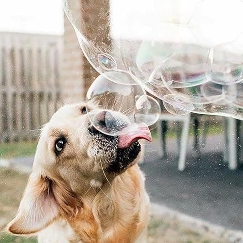 Puppy Love Bubbles, Peanut Butter & Bacon Scented Bubbles 4oz. Bottle-2 Pack Combo (1 Peanut Butter/1 Bacon) for Dogs - Image 6