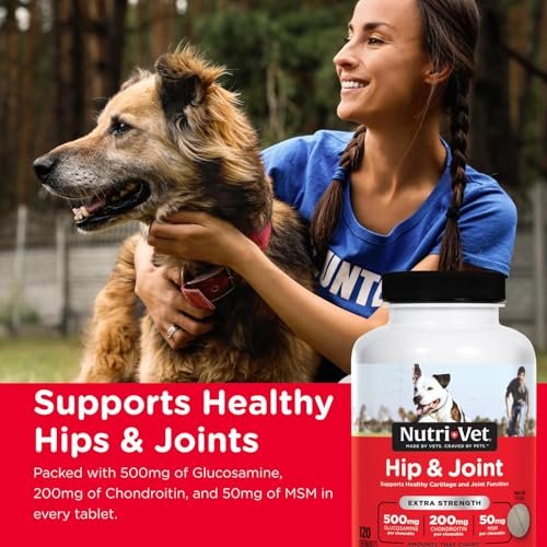 Nutri-Vet Hip & Joint Chewable Dog Supplements - Formulated with Glucosamine & Chondroitin for Dogs - 120 Count - Image 3