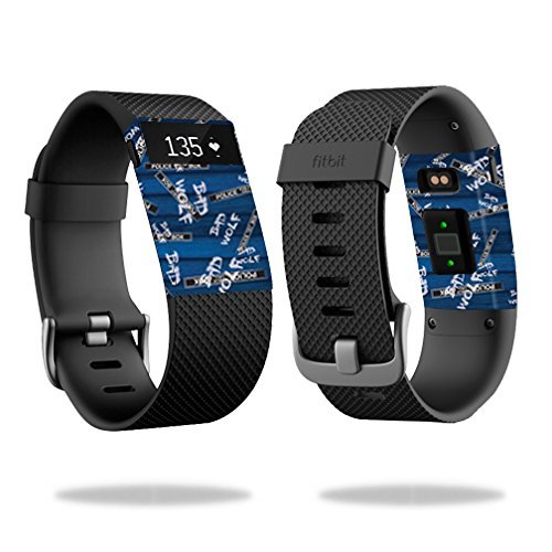 MightySkins Skin Compatible with Fitbit Charge HR Cover Skins Sticker Watch Time Travel Boxes - Image 2