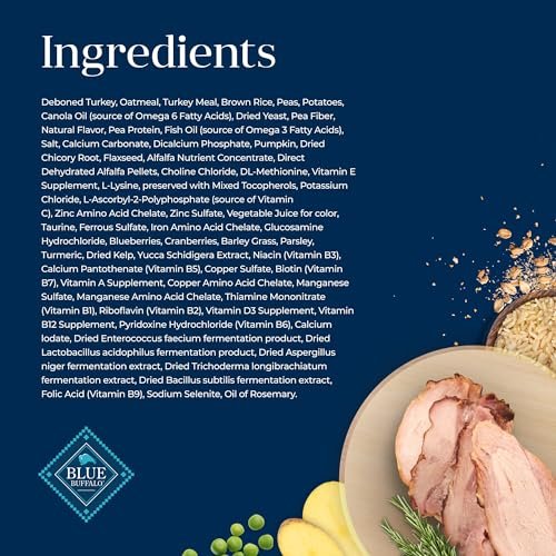 Blue Buffalo Basics Adult Small Breed Dry Dog Food for Skin & Stomach Care, Limited Ingredient Diet, Made in the USA with Natural Ingredients, Turkey & Potato Recipe, 4-lb. Bag - Image 12