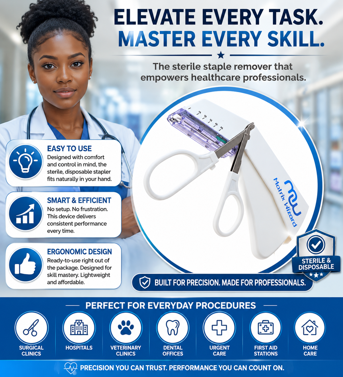 Disposable Skin Stapler (Suture Thread Alternative) Disposable Skin Stapler (Suture Thread Alternative)