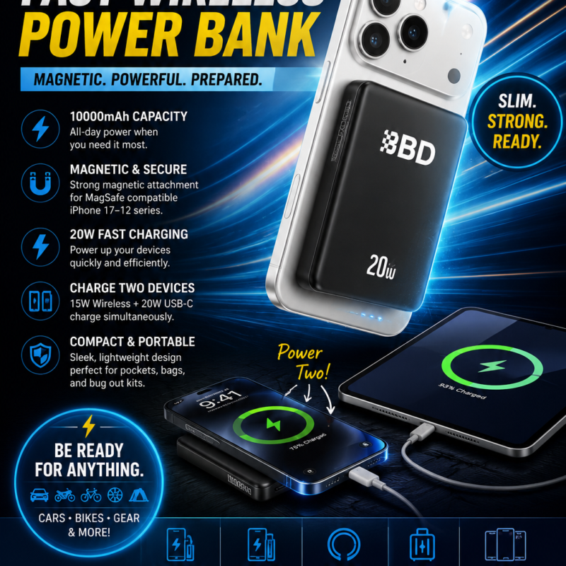 BBD Magsafe Portable Charger,10000mAh Magnetic Power Bank BBD Magsafe Portable Charger,10000mAh Magnetic Power Bank
