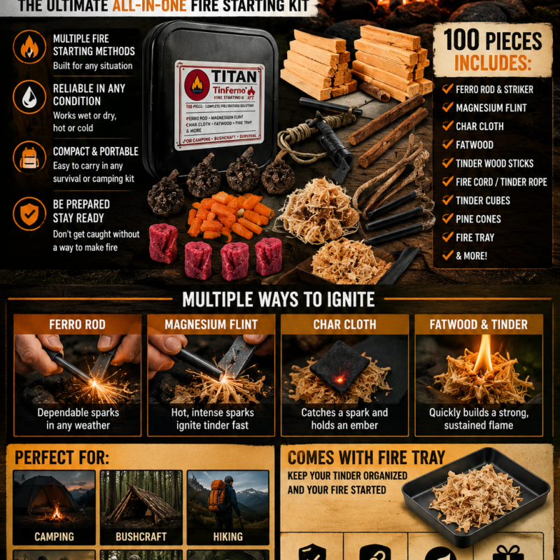 TinFerno Fire Starting Kit TinFerno Fire Starting Kit